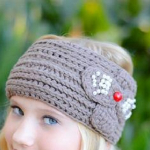 Accessories - Brown Headwrap with Bow